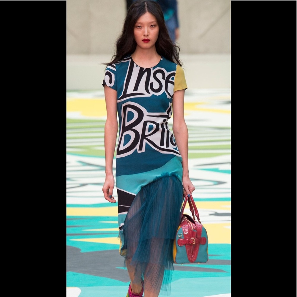 Burberry Prorsum 2015 Spring Runway Dress NEW
